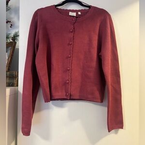 Cyrus Mauve Cardigan